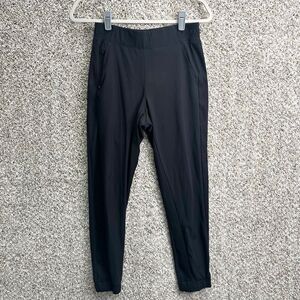 Athleta Joggers Women’s 2 Brooklyn Black Legacy Mid Rise Pull On